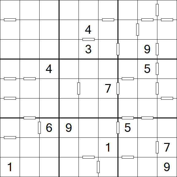 Consecutive Sudoku - Difficile