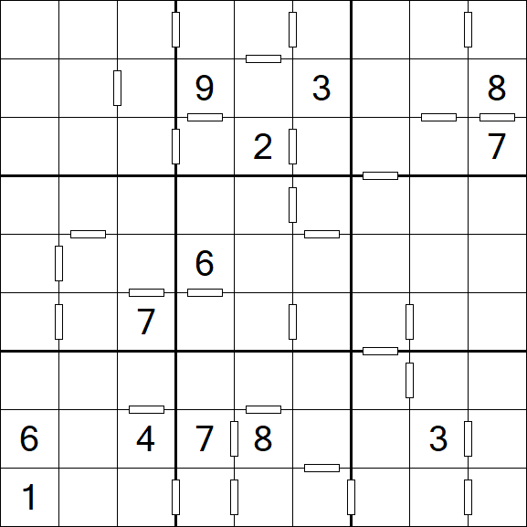 Consecutive Sudoku - Difficile