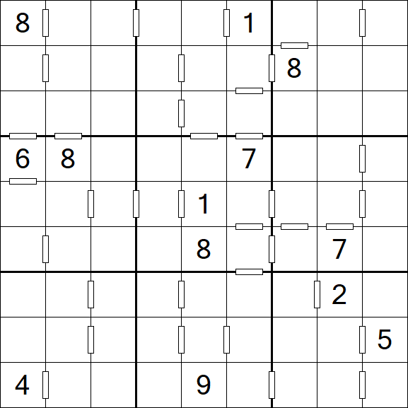 Consecutive Sudoku - Hard