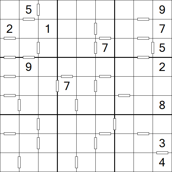 Consecutive Sudoku - Difficile