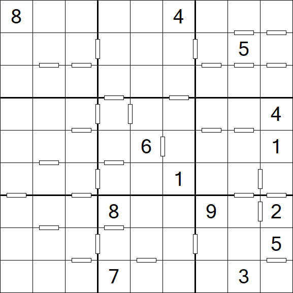 Consecutive Sudoku - Difficile