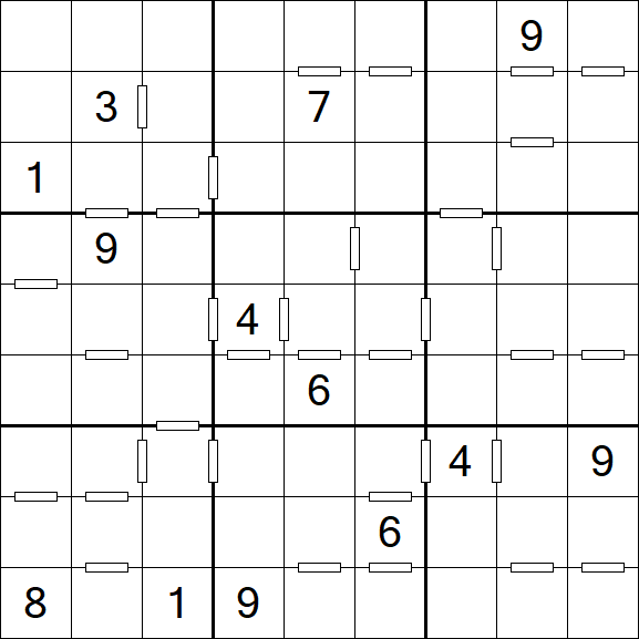 Consecutive Sudoku - Difficile