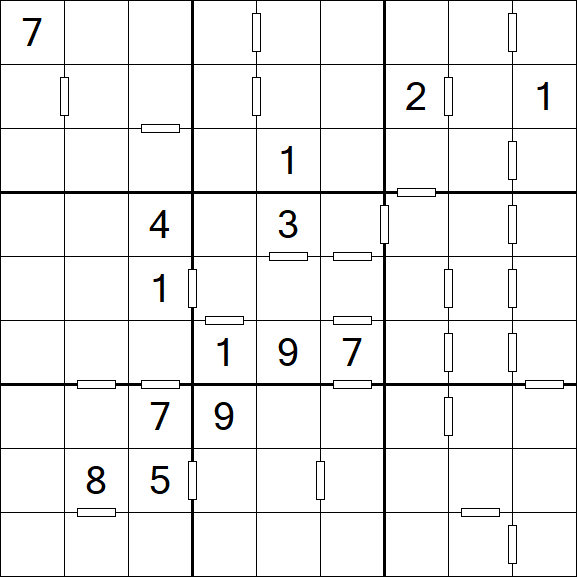 Consecutive Sudoku - Difficile