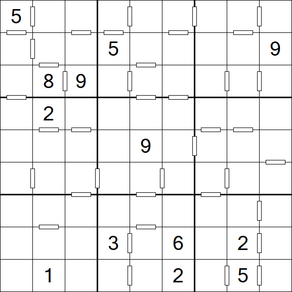 Consecutive Sudoku - Difficile