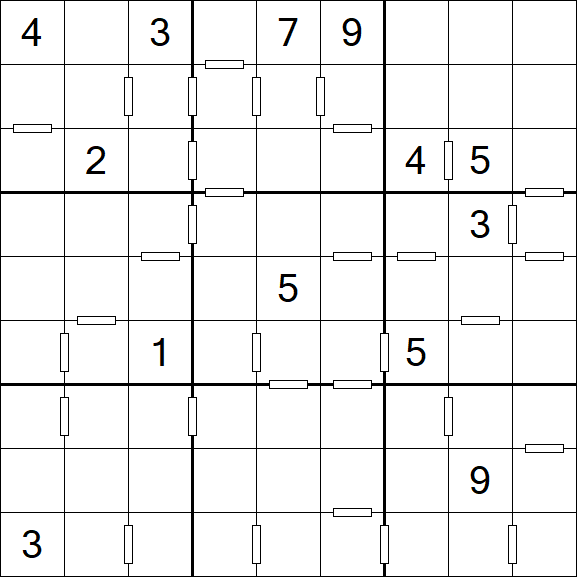 Consecutive Sudoku - Difficile