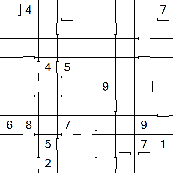 Consecutive Sudoku - Difficile