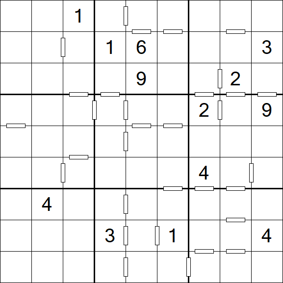 Consecutive Sudoku - Difficile