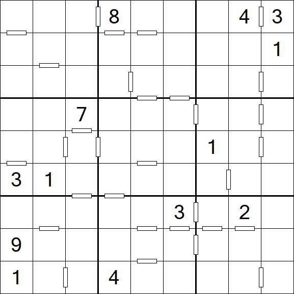 Consecutive Sudoku - Difficile