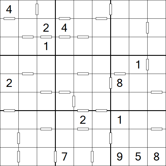 Consecutive Sudoku - Difficile