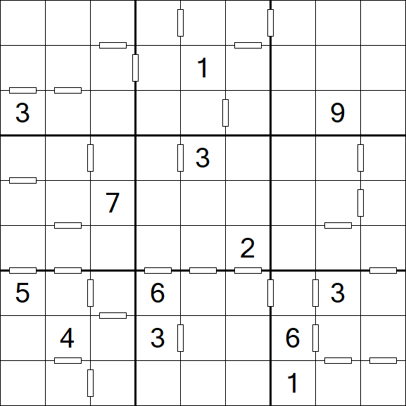 Consecutive Sudoku - Difficile