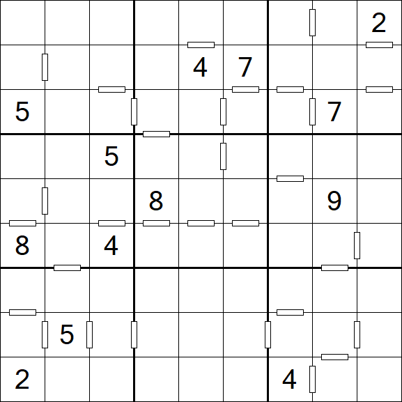 Consecutive Sudoku - Difficile