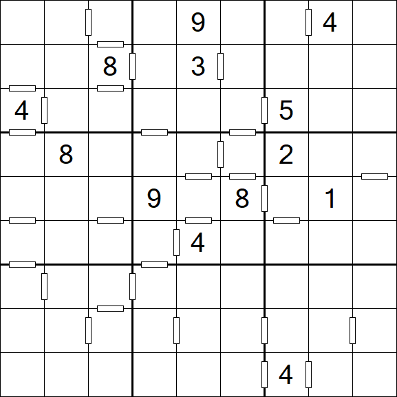 Consecutive Sudoku - Difficile