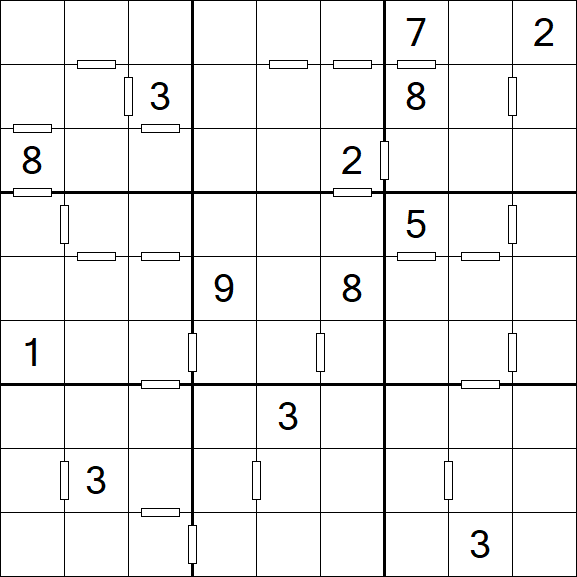 Consecutive Sudoku - Difficile