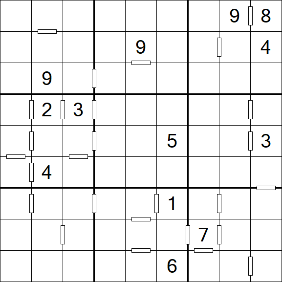Consecutive Sudoku - Difficile