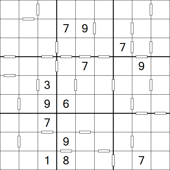 Consecutive Sudoku - Difficile