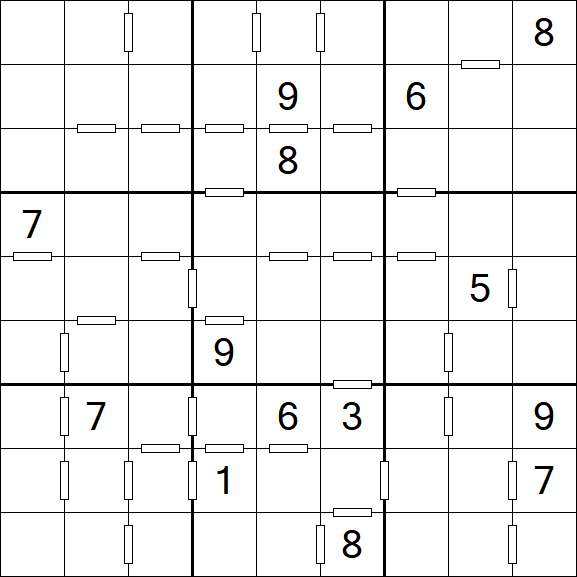 Consecutive Sudoku - Difficile