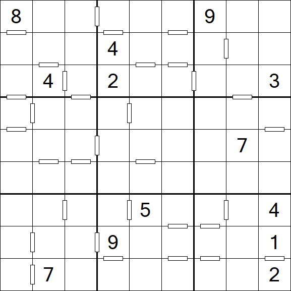 Consecutive Sudoku - Difficile
