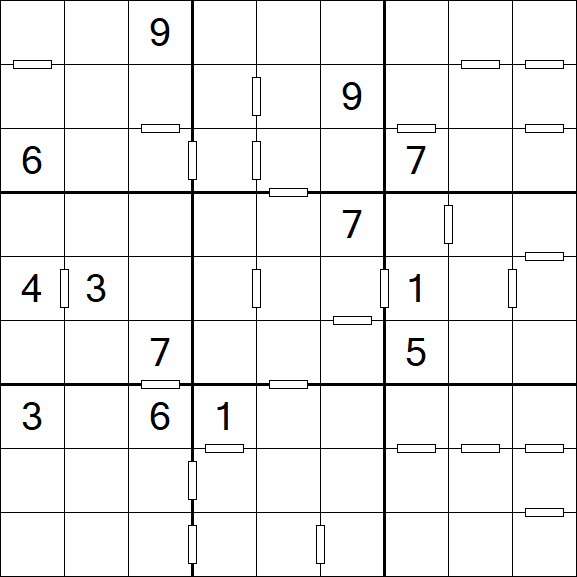Consecutive Sudoku - Difficile