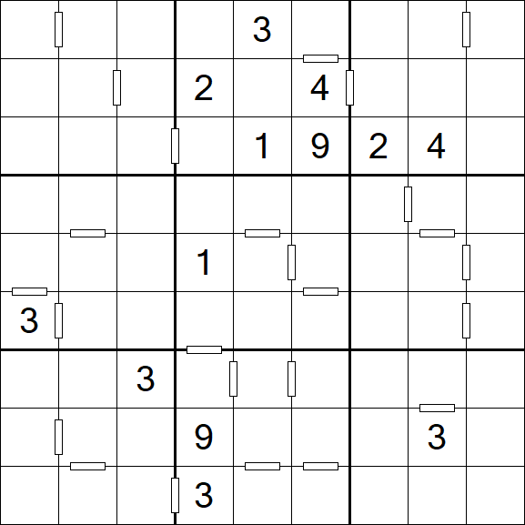 Consecutive Sudoku - Difícil