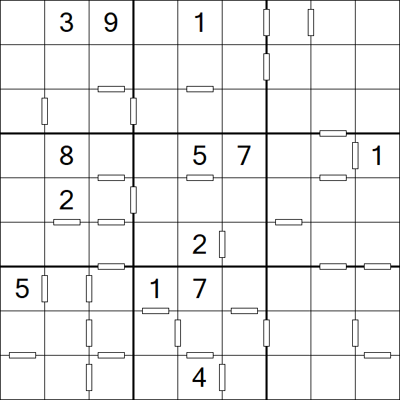 Consecutive Sudoku - Difficile