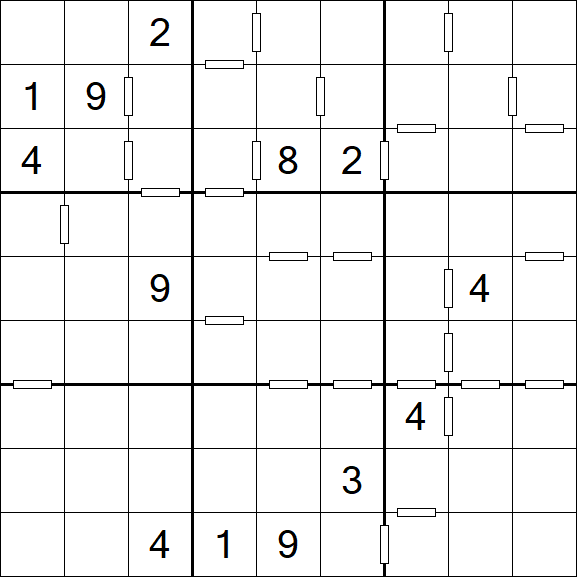 Consecutive Sudoku - Hard