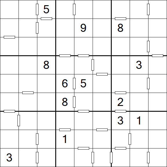 Consecutive Sudoku - Hard