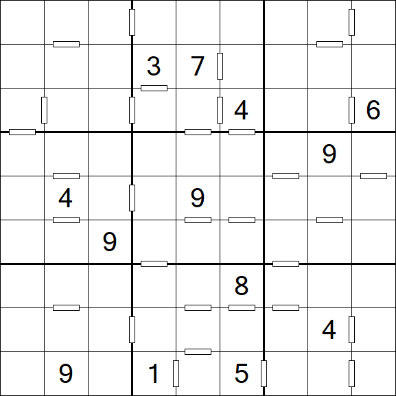 Consecutive Sudoku - Hard