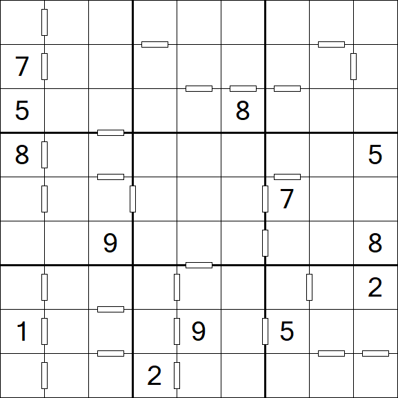 Consecutive Sudoku - Schwierig