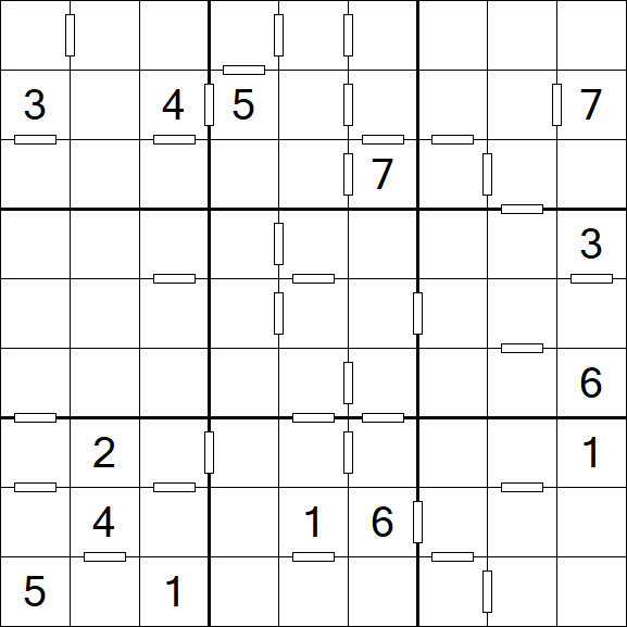 Consecutive Sudoku - Difícil