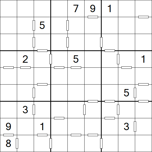 Consecutive Sudoku - Hard