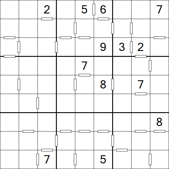 Consecutive Sudoku - Hard