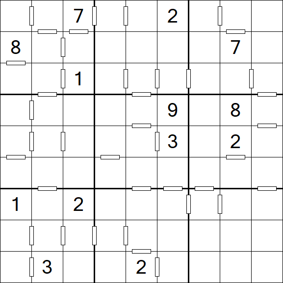 Consecutive Sudoku - Hard