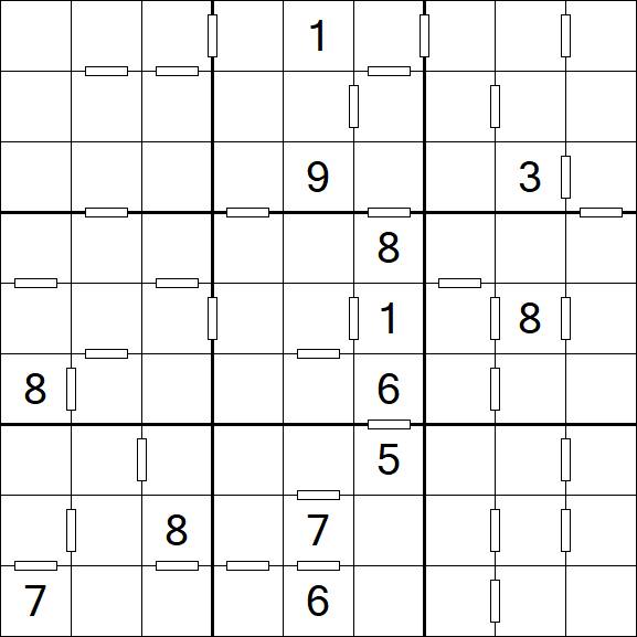 Consecutive Sudoku - Difícil
