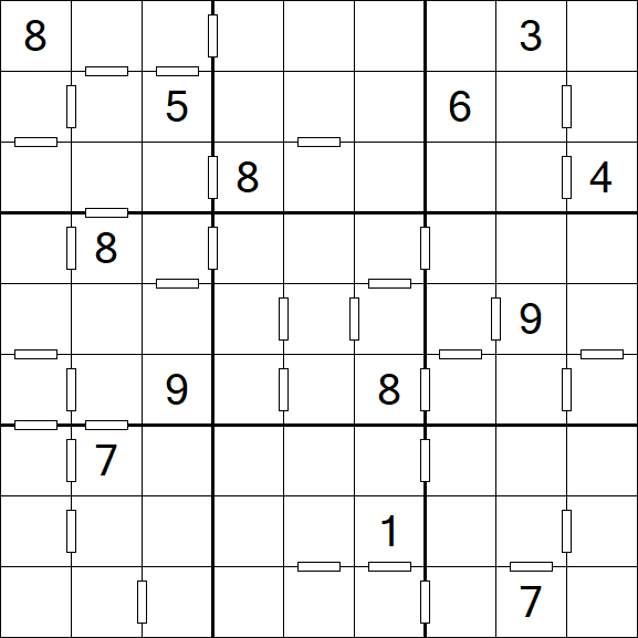 Consecutive Sudoku - Hard