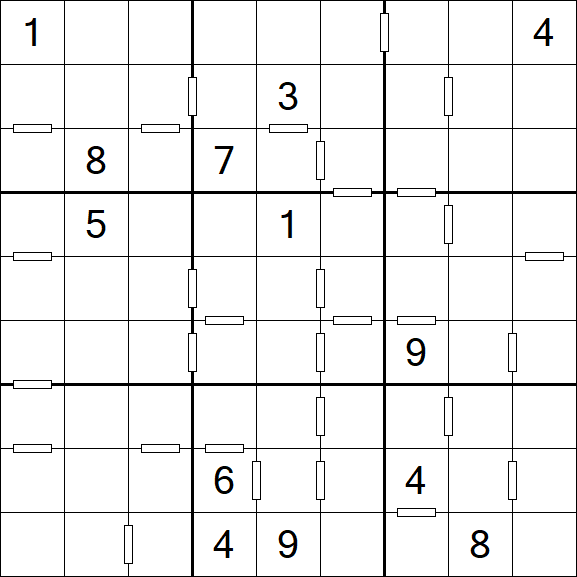 Consecutive Sudoku - Hard