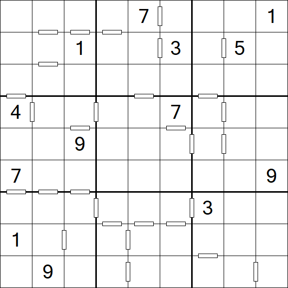 Consecutive Sudoku - Hard