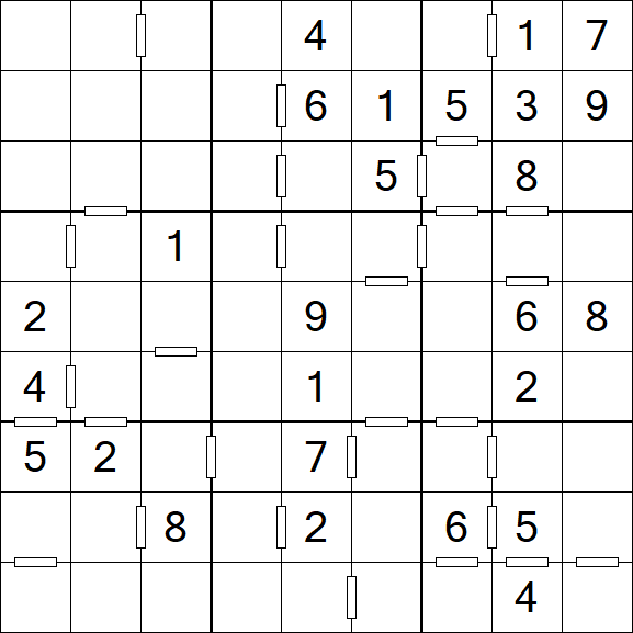 Consecutive Sudoku - Mittel