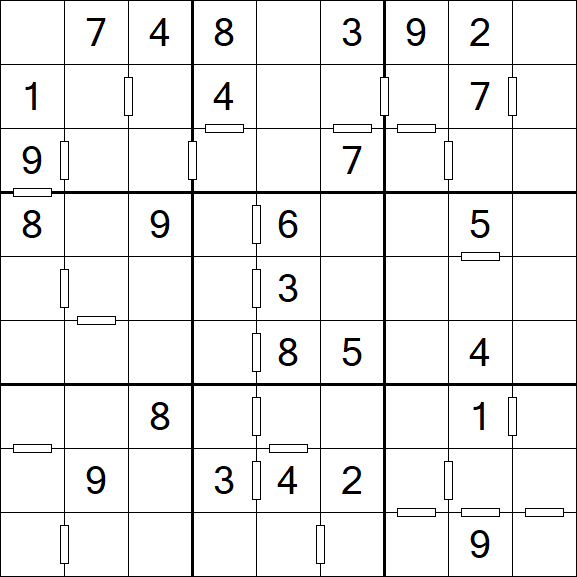 Consecutive Sudoku - Mittel