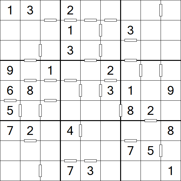 Consecutive Sudoku - Mittel