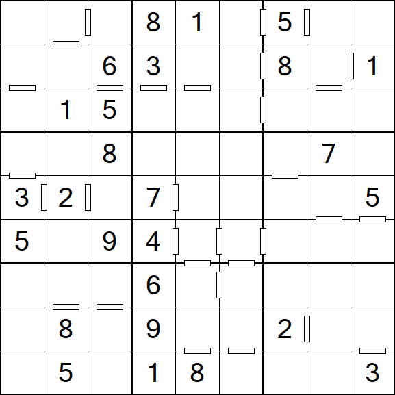 Consecutive Sudoku - Mittel