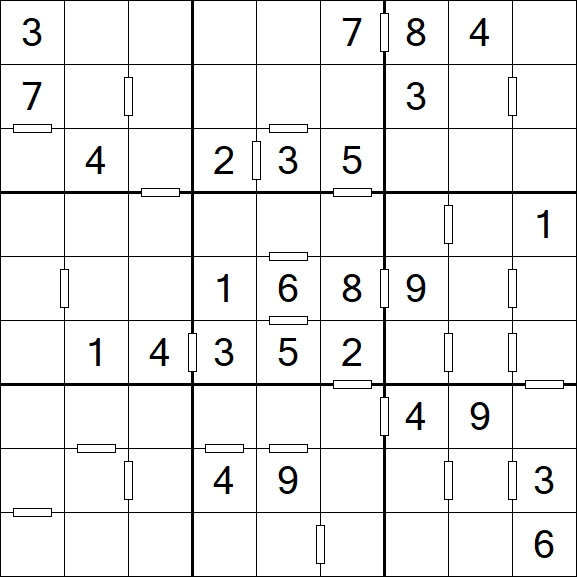 Consecutive Sudoku - Mittel