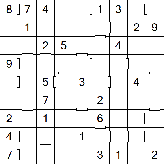 Consecutive Sudoku - Mittel