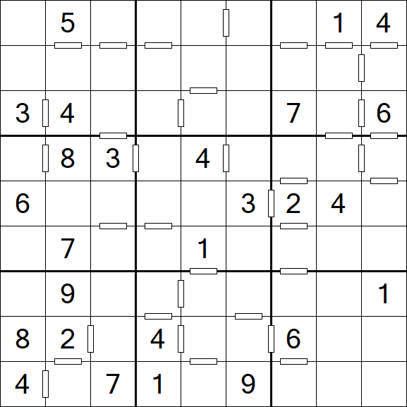 Consecutive Sudoku - Mittel