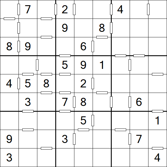 Consecutive Sudoku - Mittel