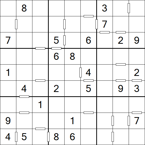 Consecutive Sudoku - Mittel