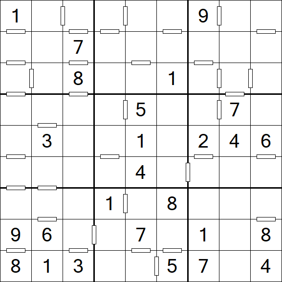 Consecutive Sudoku - Mittel