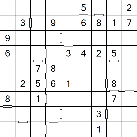 Consecutive Sudoku - Mittel