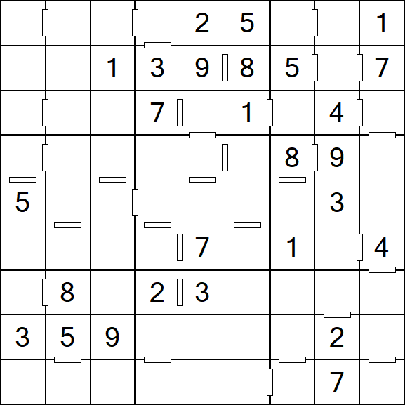 Consecutive Sudoku - Mittel