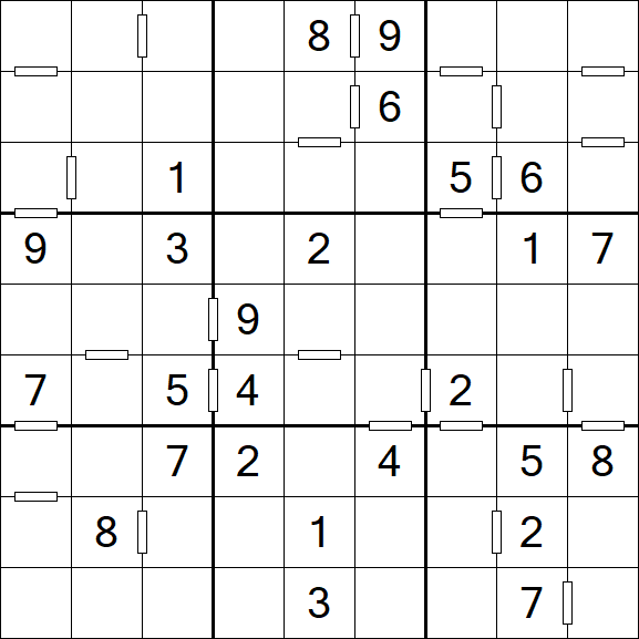 Consecutive Sudoku - Medium