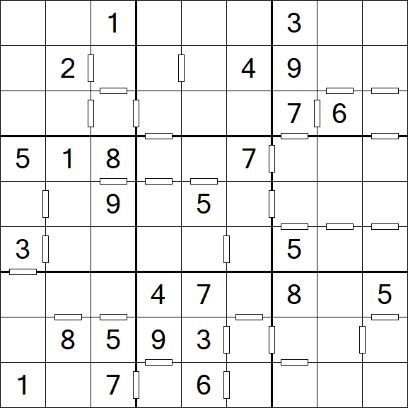 Consecutive Sudoku - Medium